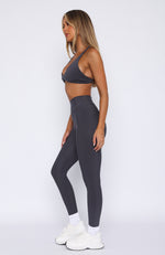 Go Getter High Waisted Leggings Charcoal