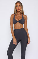 High Definition Sports Bra Charcoal