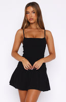 Nothing Is Over Mini Dress Black