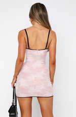 Sassy Side Mini Dress Pink