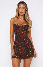 Kiss Me Quick Bustier Ochre Blossom