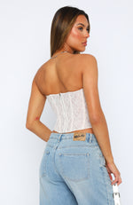 Never Ending Secrets Bustier White