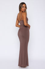 Only The Young Maxi Dress Mocha