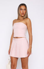 Not Your Girl Mini Skirt Baby Pink