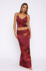 Sunset Girl Maxi Skirt Dark Romance