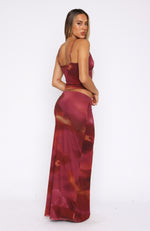 Sunset Girl Maxi Skirt Dark Romance