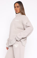 Offstage Zip Front Sweater Moon