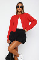 Sweet Lips Bubble Mini Skirt Black