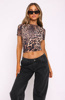 Bet On Me Baby Tee Cheetah