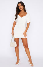 How Sweet Of You Mini Dress White