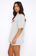 Offstage Oversized Tee Alloy Grey