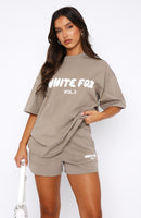 Offstage Oversized Tee Fawn