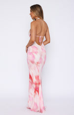 Beyond The Stars Maxi Dress Pink Floral