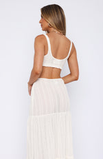 Back To Summer Top White