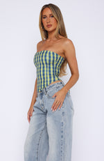 Let It Go Strapless Bustier Checkmate