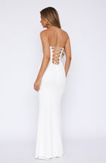 Tell Me It's Over Maxi Dress White