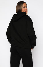 Decade Classics Varsity Oversized Hoodie Black