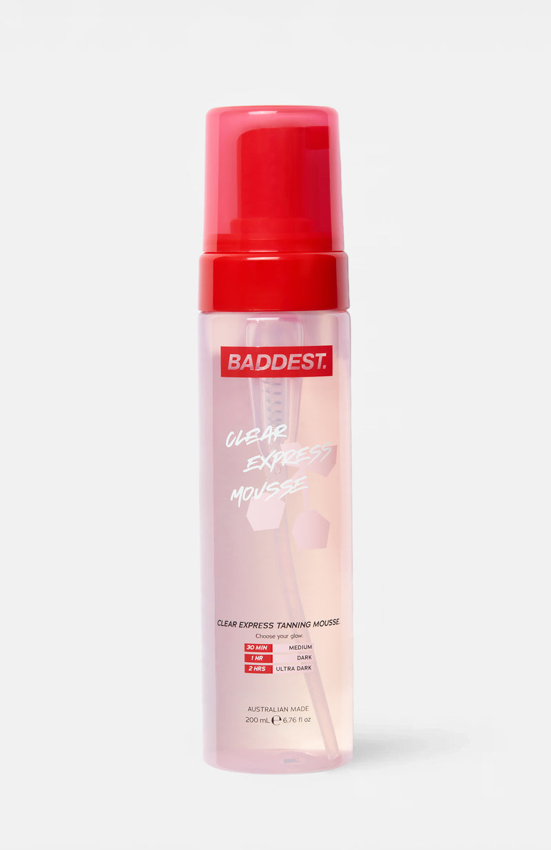 BADDEST Clear Express Tanning Mousse