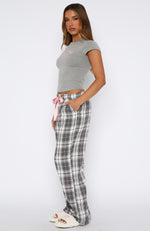 That Time Of Year Pyjama Pants Grey/Pink