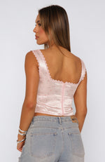 Take Me With You Bustier Baby Pink