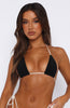 Golden Hour Bikini Top Black/White