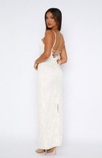 Poppy Dream Maxi Dress Cream