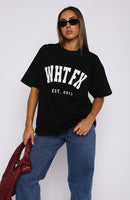 Give It Away Oversized Tee Black