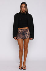 Late Nights Mini Skirt Cheetah