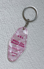 Social Club Keychain Pink