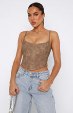 Wonderwall Bustier Chocolate