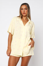 Offline Pyjama Set Lemon Meadow Stripe