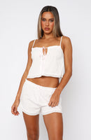 Snoozing Pyjama Set White