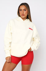 Best Of My Life Oversized Hoodie Cream