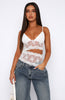 Count On You Lace Top White