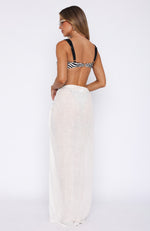 Ocean Oasis Sarong White