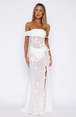 Loved The Most Maxi Dress White