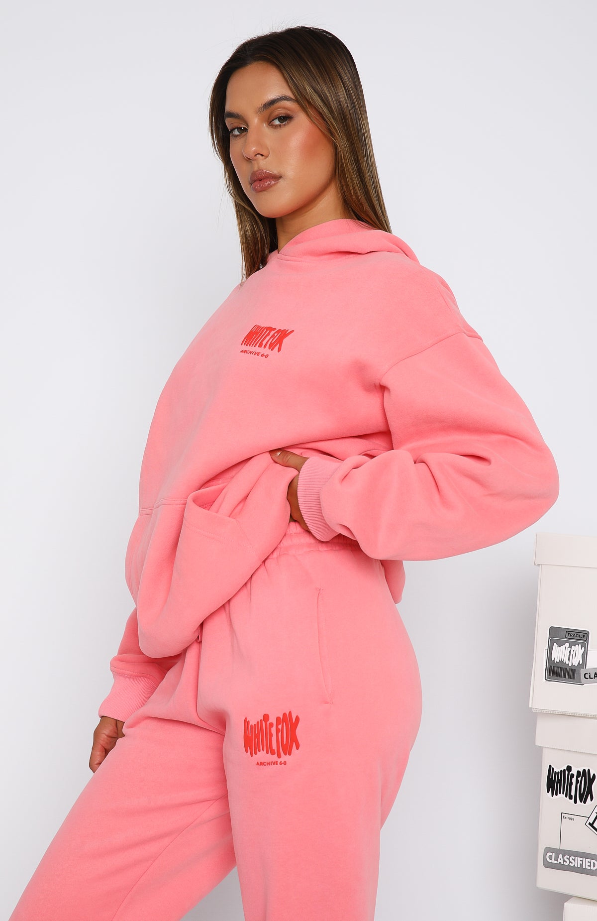 Archive 6.0 Oversized Hoodie Melon | White Fox Boutique