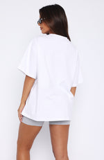 A Power Move Oversized Tee White