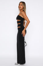 Midnight Rain Maxi Dress Black