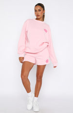 Look For Me Oversized Sweater Pink