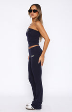 A Power Move Flare Pants Navy