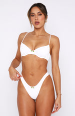 Sweetest Summer Bikini Top White