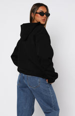 Give It Away Oversized Hoodie Black