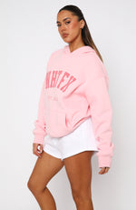 Give It Away Oversized Hoodie Pink