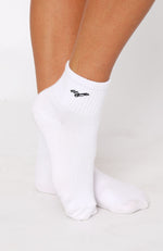 Foolish Game Socks White/Black