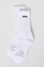 WFA Socks White/Espresso