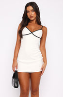 Make It Worth It Mini Dress White