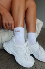 WFA Socks White/Taupe