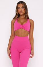 Race Me Sports Bra Bubblegum