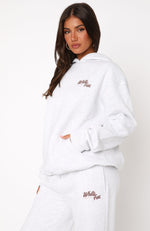 Scenic Route Oversized Hoodie Grey Marle
